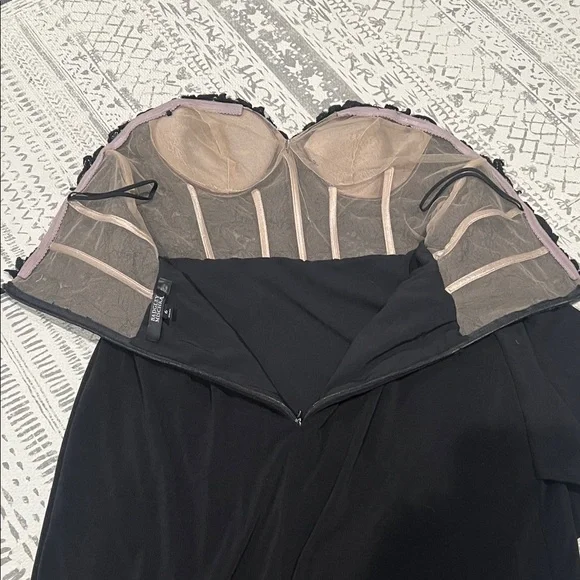 🖤 Badgley Mischka Laced Sweetheart Gown – Size 6 🖤 - Picture 12 of 13